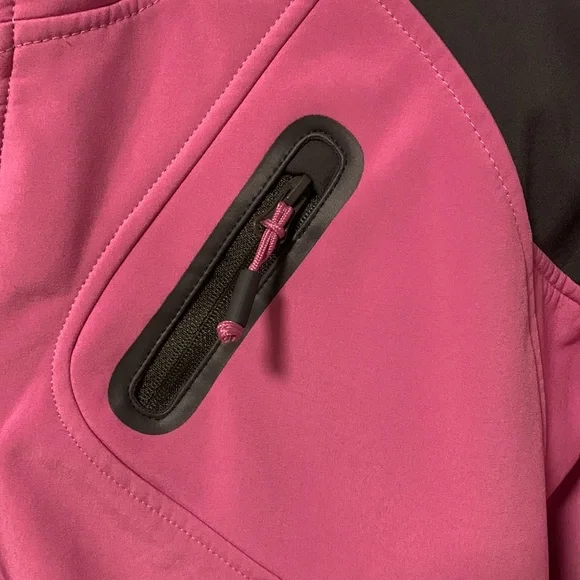 Soft Shell pink outerwear jacket - Picture 4 of 6